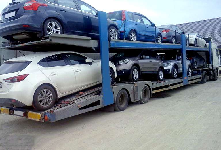 Перевозка автомобиля в Казахстан