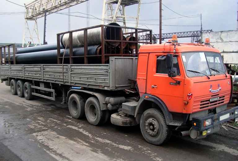 Перевозка камаз бортовой для ТРУБ из Новосибирска в Якутск